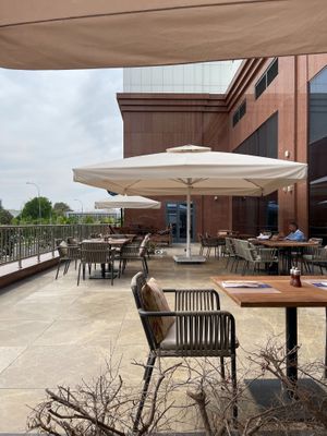 The outdoor terrace at Khiva in Tashkent