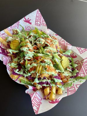 Chick’n Parm Teller 💜  at Döner Summer in Hull