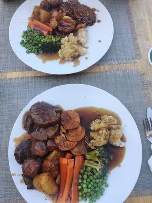 Very rich, yummy and filling seitan roast.  at Luca's Pub & Grub - Maybe closed in Hurghada