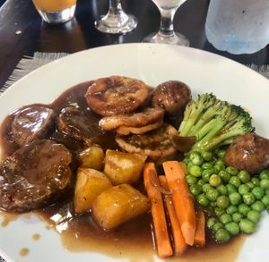 Home made Yorkshire and all the trimmings at Luca's Pub & Grub - Maybe closed in Hurghada