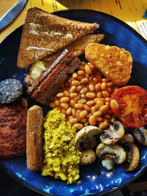 The small breakfast 🤤 at Scoff's in Horsforth