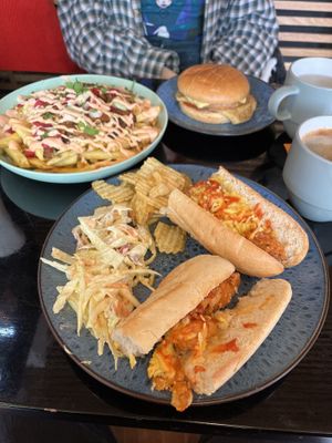 Chickn baguette  at Scoff's in Horsforth