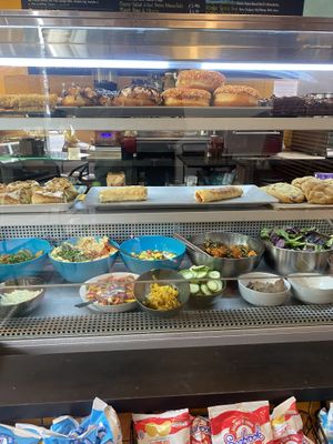 Be quick to get in with the Salad bar and treats before they all go  at Scoff's in Horsforth