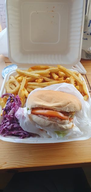The Snoopy Burger #Veganuary at Scoff's in Horsforth