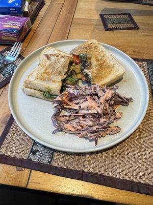 Toasted med sandwich  at Scoff's in Horsforth