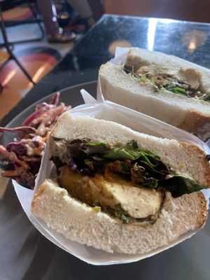 Tofish ginger Butty  at Scoff's in Horsforth