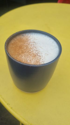 Chai latte at Scoff's in Horsforth