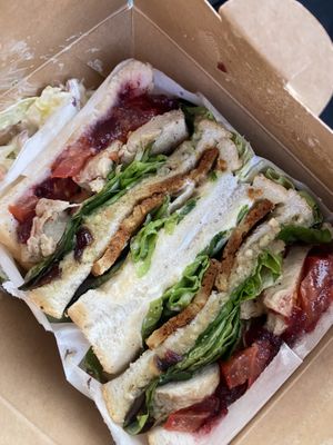 Festive club sandwich 😍  at Scoff's in Horsforth