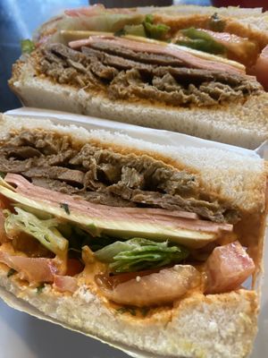 Club Cowboy Sandwich   at Scoff's in Horsforth