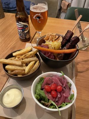 Tempeh saté   at WIT-LOF in Den Burg