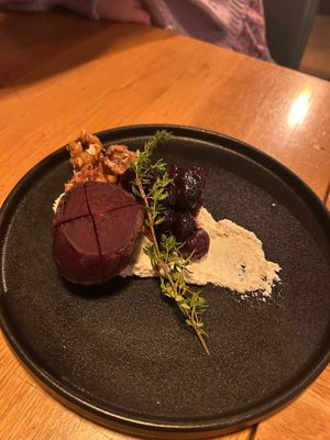 Smoked beetroot at WIT-LOF in Den Burg