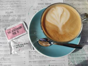 Avena Latte at Nicolau in Porto