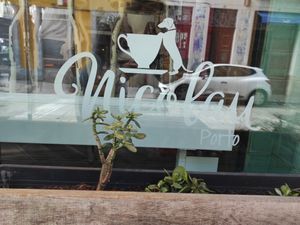 Logo at Nicolau in Porto