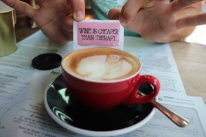 Cappuccino at Nicolau in Porto