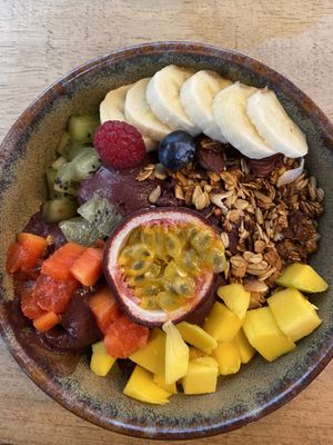 Açaí bowl  at Nicolau in Porto