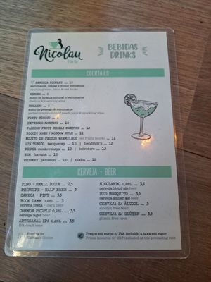 Drinks at Nicolau in Porto