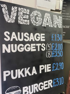 VEGAN OPTIONS at The Friar Tuck in Cirencester