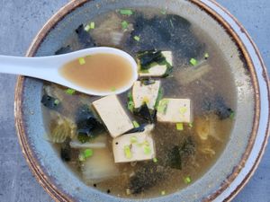 Misosuppe  at Mandarin in Hildesheim