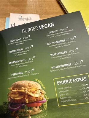 menu  at Hans im Glück  in Chemnitz