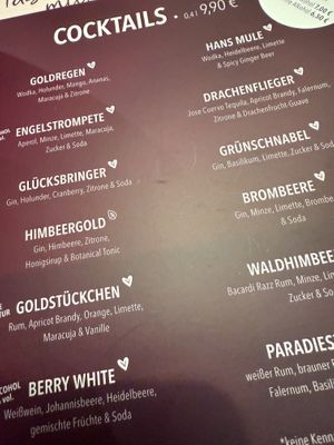 menu  at Hans im Glück  in Chemnitz