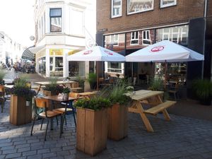 Outside at Bloom Coffeebar in Vlissingen