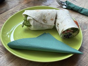Falafel wrap  at Bloom Coffeebar in Vlissingen