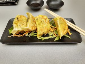 Veggie Gyoza at Be Heroes in Zurich
