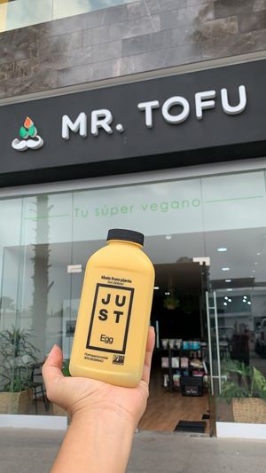 Our best seller, egg subsitute at Mr. Tofu in Aguascalientes