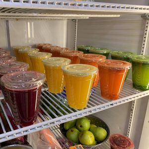 Cold pressed juice 
Made to order  at CJ's Juicery in Alton