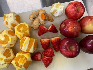 Strawberry fields  at CJ's Juicery in Alton