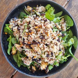 Quinoa salad at Palling Bros Brewery in Heathcote
