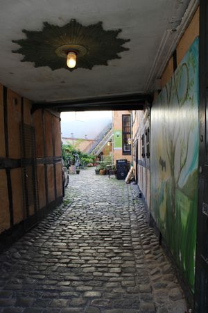 the way to Cafe Gaya at Cafe Gaya in Aarhus