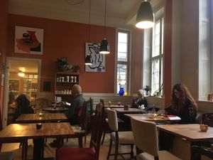 Inside at Cafe Gaya in Aarhus