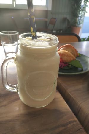 Piña Colada smoothie! at Little Digs in Fortitude Valley