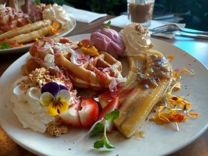 Croffle at Little Digs in Fortitude Valley
