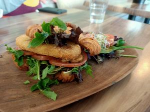 Croissant at Little Digs in Fortitude Valley