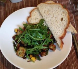 vegan hash (brunch) at Tilth in Seattle