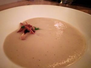 Parsnip-Celeriac Soup at Tilth in Seattle