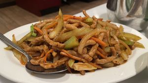 Szechuan Vegan Chicken  at Chinatown Garden in Washington