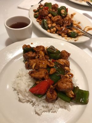 Veggie Kung Pao chick’n ? SO GOOD at Chinatown Garden in Washington