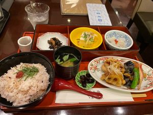 Vegan set at Shizenshoku Sunroom in Tokyo