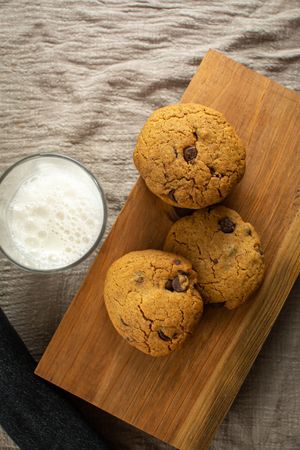 Vanilla Cookies filed with chocolate drops at Formiga Vegana in Rio De Janeiro