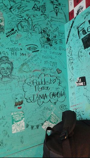 Des petites cabines ,isolés des autres clients et peut être en groupe ou seul. Très bien pour étudier et manger tranquille sans stress de se faire regarder at La Graine Brulée in Montreal