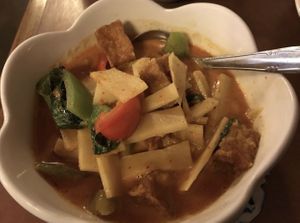 Red curry   at Baan Thai Restaurant in Leavenworth