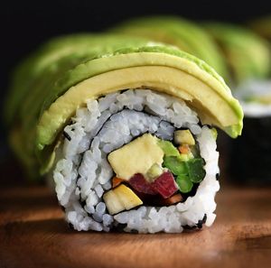 Vegan Sushi Rolls at Sushi With Attitude in Los Angeles