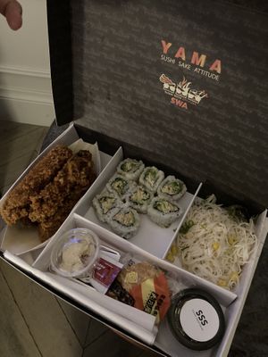 Only just vegan box   at Sushi With Attitude in Los Angeles