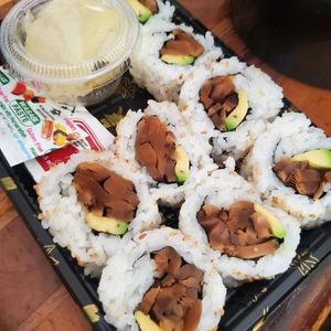 Portobello sushi at Sushi With Attitude in Los Angeles