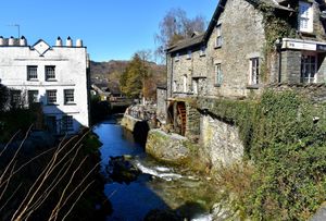 Beautiful views of the ghyll from our outdoor seating area. at Bumbles' Rest Cafe in Ambleside