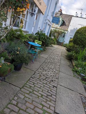 Path at Bumbles' Rest Cafe in Ambleside