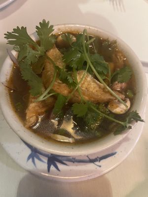 Tom yum  at Thai Sapa in Springdale